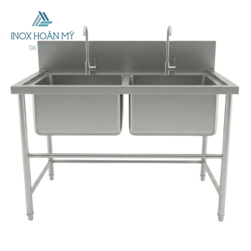 Bàn chậu inox