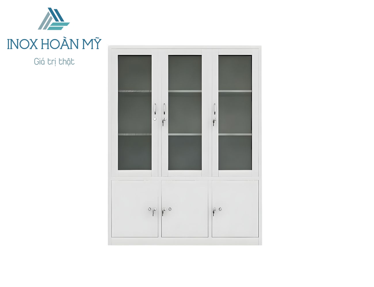 tủ sắt văn phòng 3 buồng