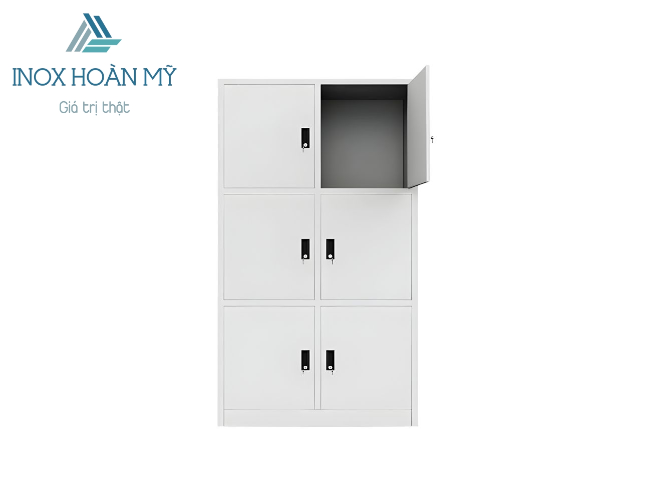 tủ sắt văn phòng 6 ngăn